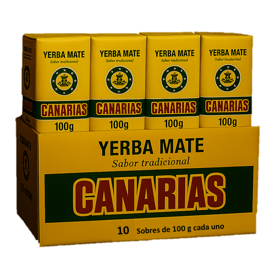 Yerba Mate Canarias 1 kilo (10 sobres)