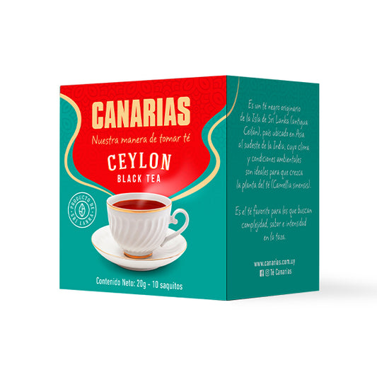 Té Ceylon Black (Cont. neto 20 g - 10 saquitos)