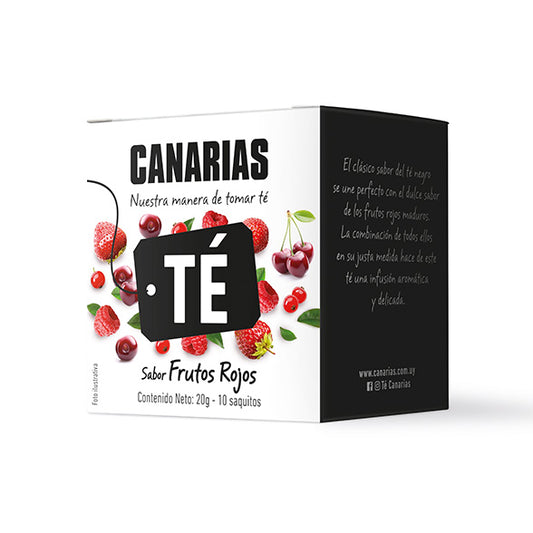 Té Negro sabor Frutos Rojos (Cont. neto 20 g - 10 saquitos)